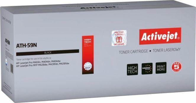 ATH-59N (59A) bez chipa - czarny toner ActiveJet, 3000 stron (zamiennik CF259A) (HP LaserJet PRO M404n, M404dn, M404dw, M428dw, M428fdn, M428fdw)