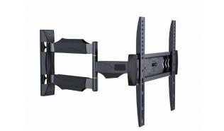 Uchwyt ścienny do telewizora lub monitora Gembird 32-55 32kg (czarny) [WM-55ST-01]