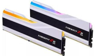 DDR5 64GB (2x32GB) 6000 MHz G.Skill Trident Z5 RGB White CL30 XMP 3.0 30-40-40-96 1.4V [F5-6000J3040G32GX2-TZ5RW]
