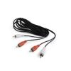 Gembird Kabel 2xCINCH-2xCINCH (RCA) 7.5m [CCA-2R2R-7.5M]