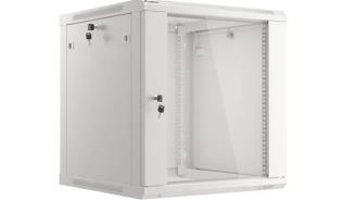 Lanberg szafa rack wisząca 19 12U 600x600 drzwi szklane (szary) [WF01-6612-10S]