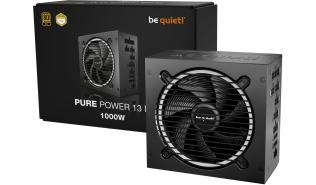 Bequiet Pure Power 13 M ATX 3.1 (1000W) (1x120mm) Modularny 80+Gold [BP029EU] (CPU 2x8pin) (PCI-E 4x8pin, 1x16pin) (2xMolex, 6xSATA)