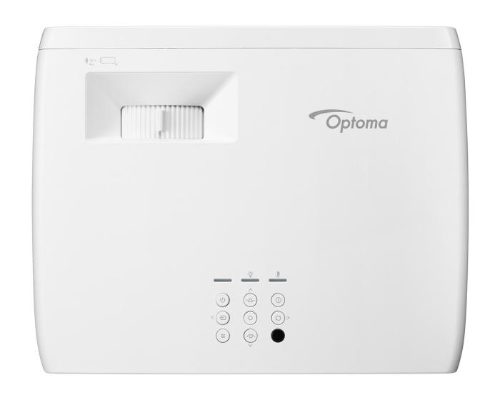 Projektor Optoma UHZ35ST krótkoogniskowy (3840x2160, 16:9, 3600 ANSI, 500000:1, 30000h) (2x HDMI, 1x USB-A, 1x VGA, 1x RS-232, 1x LAN)