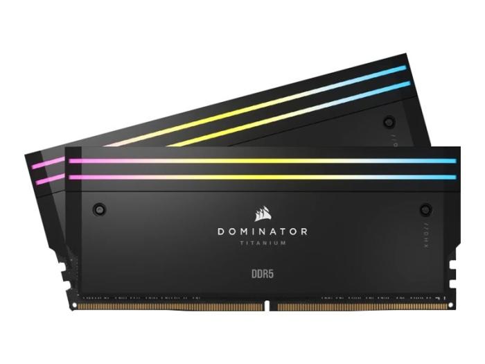 DDR5 64GB (2x32GB) 6600 MHz Corsair Dominator Titanium RGB XMP 3.0 CL32 32-39-39-76 [CMP64GX5M2X6600C32]