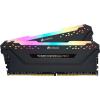 DDR4 16GB (2x8GB) 3600 MHz Corsair Vengeance RGB PRO CL18 Black [CMW16GX4M2Z3600C18]