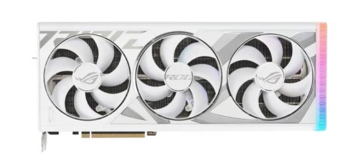 GeForce PCI-E RTX4080 Super Asus 16GB GDDR6X ROG Strix OC White [ROG-STRIX-RTX4080S-O16G-WHITE] (2xHDMI 2.1, 3xDP 1.4a) (256-bit, PCI-E 4.0)