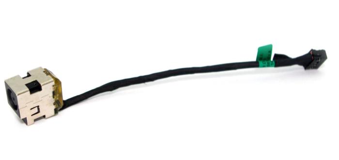 Gniazdo zasilania z kablem do wtyczki 7.4x5.0mm + pin HP do notebooków HP G6-2000, G7-2000, DM4-3000, 2000 8Pin / 7 kabli, dł. 12cm [661680-302 661680-YD1 661680-301 661680-TD1 682744-001 661680-001]