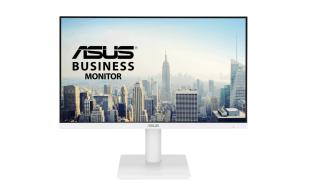 (27) Asus Eye Care VA279QGS-W (IPS, 1920x1080, 350, 1ms, 120Hz) (HDMI 1.4, DP 1.2, VGA, Audio, 4x USB 3.2) głośniki, biały