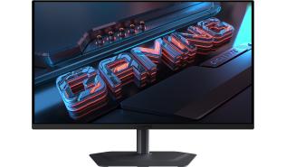 (27) Gigabyte MO27U2 (QD-OLED, 3840x2160, 250, 0.03ms, HDR400, 240Hz) (2xHDMI 2.1, 1xDP, 3xUSB-A 3.2 Gen1 5Gb, 1xUSB-C, audio) głośniki, czarny