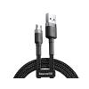 Baseus kabel ładowania i transmisji (2A) USB micro (M) / USB (M) (3.0 m) (czarno-szary) [CAMKLF-HG1]