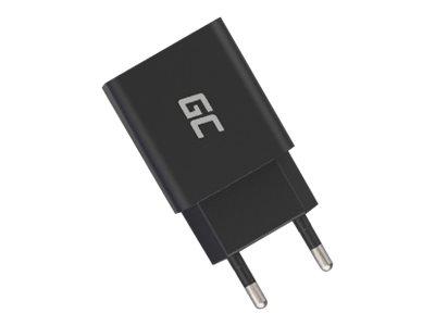 Green Cell Quick Charge 3.0 Uniwersalna ładowarka (zasilacz) sieciowa 230V / 1xUSB (5V 2.4A / 9V 2.0A / 12V 1.5A) [CHAR06]
