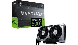 GeForce RTX5060 MSI 8GB GDDR7 Ventus 2X OC [V537-002R] (1xHDMI 2.1b, 3xDP 2.1b) (128-bit, PCIe 5.0)