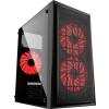 Gembird Fornax 950R Red (czarny) (akryl) (2x USB 3.0) (1x2.5, 2x2.5/3.5, 1x3.5) [CCC-FORNAX-950R]