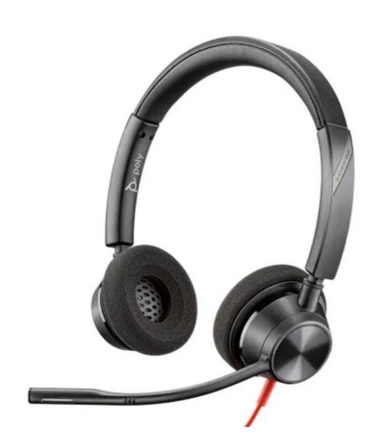 Poly Blackwire 3325-M USB-C (czerwony kabel) [214017-01]