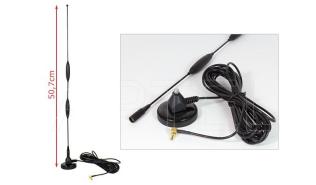 Antena do modemów GSM/UMTS/3G 11dBi, złącze CRC9 (TS5) z przewodem 5.0 m [Huawei E122, E173, E150 itp.) [AK210]