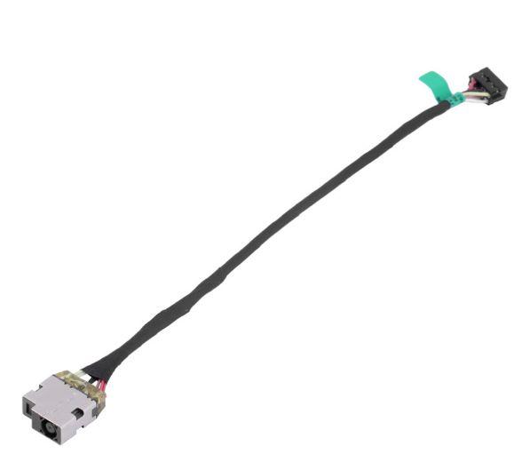 Gniazdo zasilania z kablem do wtyczki 4.5x3.0mm do notebooków HP Envy 15, 15-3001XX, 15-3033CL, 15-3040NR, 15-1100, 15-1200, 15-1050NR / TouchSmart 15 / 245 G3, 250 G3, 255 G3 / Pav 15 dł. 19cm