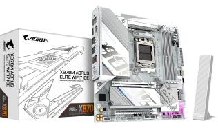 Gigabyte X870M AORUS ELITE WIFI7 ICE (AMD B850) [AM5, 4xDDR5 do 8200MHz, (HDMI 2.1) (2xM.2, 1xPCIe 5.0 x16, 1xPCIe 4.0 x16 (x4), WiFi 7, BT 5.4, micro ATX]