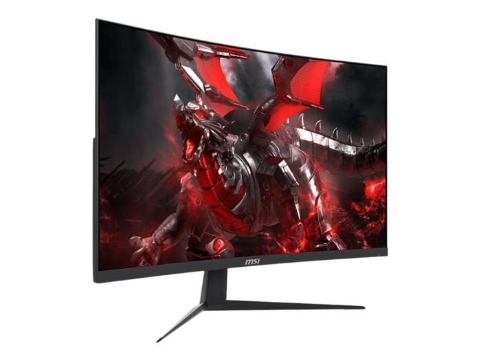 32’’ MSI G321CU (VA zakrzywiony, 3840x2160, 300, 1ms, 114%sRGB,  144Hz) (2xHDMI, DP 1.4, MiniJack, USB-C) czarny