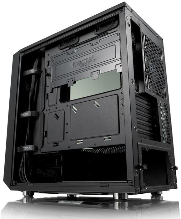 Fractal Design Meshify MINI C Blackout Tempered Glass (szkło hartowane) (2x USB 3.0) (3x2.5, 2x3.5) [FD-CA-MESH-C-MINI-BKO-TGD]