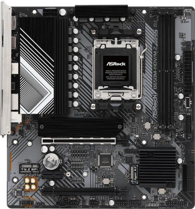 Asrock B650M-HDV/M.2 (AMD B650) [AM5, 4xDDR5 do 7200MHz, (HDMI 2.1, DP 1.4) (2xM.2, 1xPCIe 4.0 x16 1xPCIe 4.0 x16 (x4),1x PCIe 4.0 x1), micro ATX]