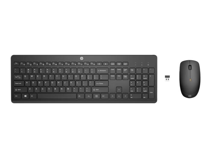 HP 230 Wireless (czarny) (membranowa, niskoprofilowa) [18H24AAABB]