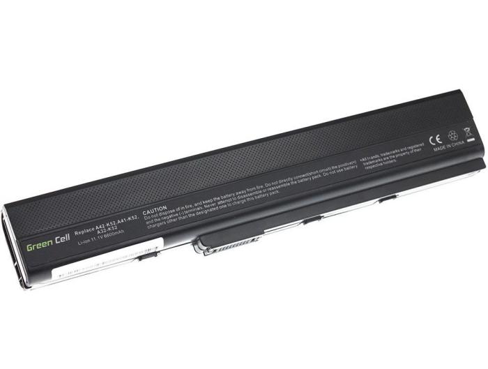 Green Cell bateria do Asus A32-K52 K52 X52 A52, 10.8V/11.1V 6600mAh [AS03]