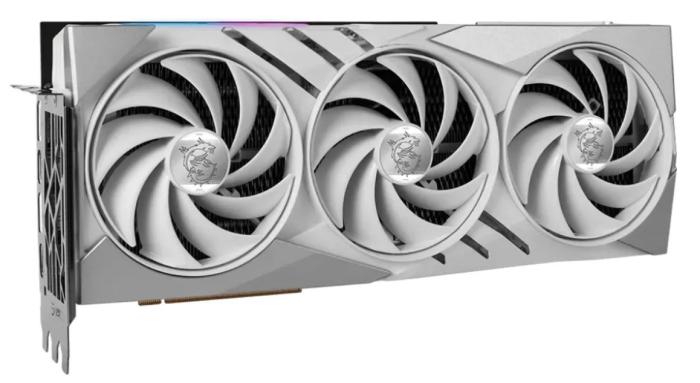 GeForce PCI-E RTX4070 MSI 12GB GDDR6X Gaming X SLim White [RTX 4070 GAMING X SLIM 12G WHITE] (1xHDMI 2.1a, 3xDP 1.4a) (192-bit, PCI-E 4.0)