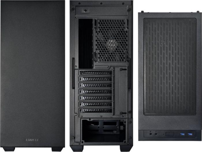 Lian Li LANCOOL 205 Black (szkło hartowane) (2xUSB 3.0) (2x2.5, 2x3.5)