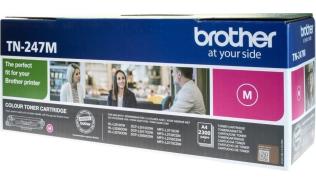 TN247M- magenta,  oryginalny toner Brother, 3000 stron (Brother HL-L3210CW, HL-L3270CDW, MFC-L3730CDN, MFC-L3770CDW, DCP-L3510CDW, DCP-L3550CDW)