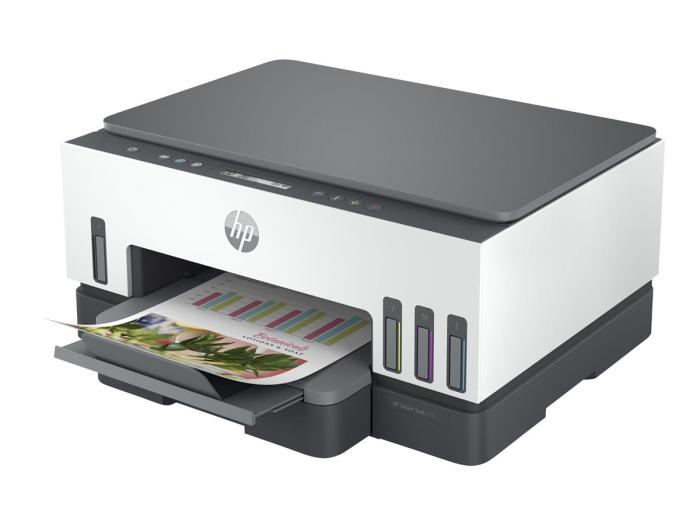 HP Smart Tank 720 All-In-One (drukarka, kopiarka, skaner) (USB 2.0, WiFi, BT LE) automatyczny dupleks [6UU46A]