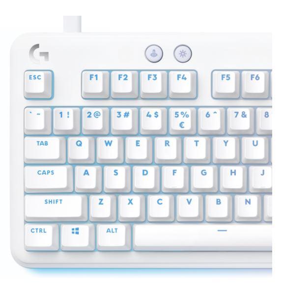 Logitech G713 Tactile (mechaniczna, GX Brown) (biały) [920-010422]