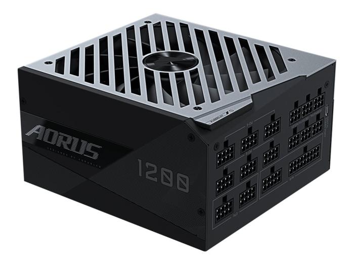 Gigabyte AORUS P1200W (1200W) (1x140mm) Modularny 80+Platinum (CPU 2x4+4) (PCI-E 10x6+2) (6xMolex, 16xSATA) [GP-AP1200PM-EU]