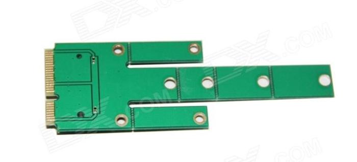 Adapter PCIe mSATA (mini SATA) micro SATA / M.2 NGFF SSD 2230, 2242, 2260, 2280