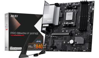 MSI PRO B840M-P WIFI6E (AMD B840) [AM5, 4xDDR5 do 8000MHz, (HDMI 2.1) (2xM.2, 1xPCIe 4.0 x16, 1xPCIe 3.0 x1, WiFi 6E, BT 5.3, micro ATX]