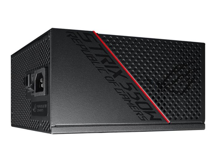 Asus ROG Strix (550W) (1x135mm) Modularny 80+Gold (CPU 2x4+4) (PCI-E 2x6+2) (3xMolex, 8xSATA) [ROG-STRIX-550G]