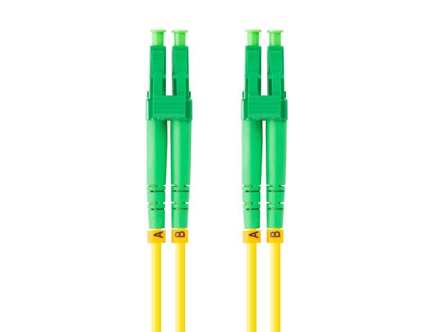 Lanberg patchcord światłowód SM LC/APC-LC/APC DUPLEX 3mm LSZH G657A1 żółty (2m) [FO-LALA-SD11-0020-YE]