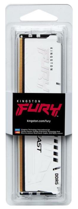 DDR5 32GB 6000 MHz Kingston Fury Beast White XMP CL30 30-36-36 1.4V [KF560C30BW-32]