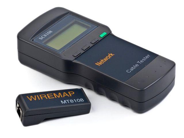 Gembird tester kabli RJ-45,RJ-11,RG-58 LCD [NCT-3]
