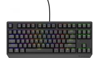 Genesis Thor 230 TKL RGB Gaote Outemu Brown (mechaniczna) [NKG-2079]