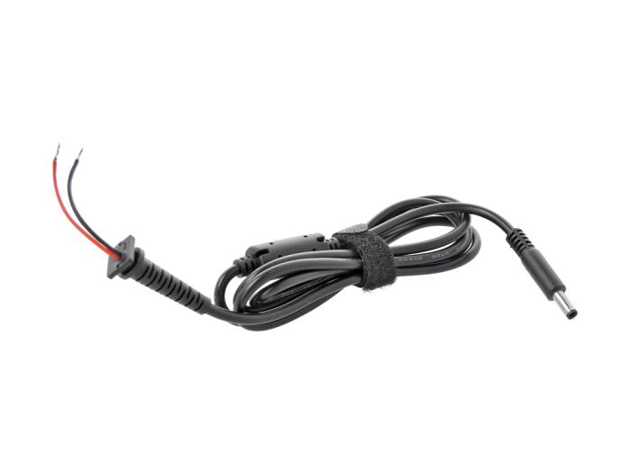 Wtyk z kablem do notebooków Dell wtyczka 3.0x4.5mm + PIN [DC-DEL195462P]