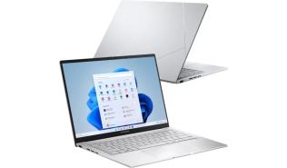 Asus Zenbook 14 OLED [UX3405CA-SU1500W] 16-Core Intel Ultra 9 285H /14 2880x1800 dotykowy, matowa OLED 120Hz / 16GB / 512GB / Intel Arc / pk / 75Wh / 1.28kg / Win11Home (srebrny)