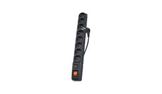 Acar S8 Dual (1.5m) 8 gniazd (czarny) [W1749]