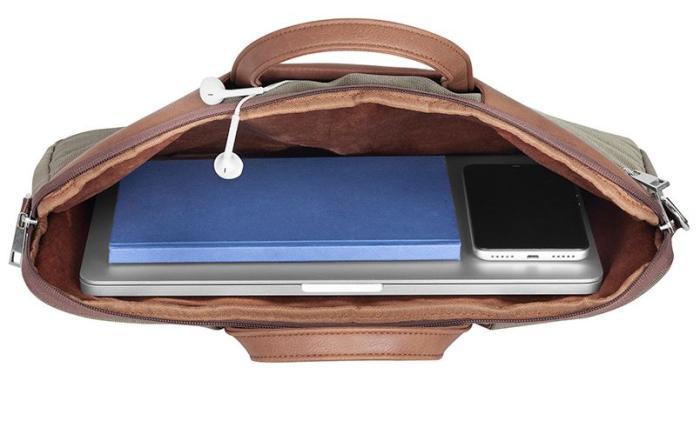 Torba do laptopa Tracer 15.6 Green PU Leather
