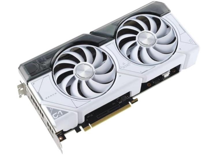 GeForce PCI-E RTX4070 Super Asus 12GB GDDR6X Dual OC White [DUAL-RTX4070S-O12G-WHITE] (1xHDMI 2.1, 3xDP 1.4a) (192-bit, PCI-E 4.0)
