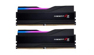 DDR5 32GB (2x16GB) 6400 MHz G.Skill Trident Z5 RGB Black CL30 XMP 3.0 30-39-39-102 1.4V [F5-6400J3039G16GX2-TZ5RK]