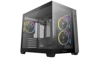 DeepCool CG330 3F ARGB Black (2x120mm) (1xUSB-A 3.2 Gen1, 2xUSB-A 2.0, 1xJack) [R-CG330-BKNGM3-G]