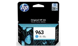 3JA23AE (963) - cyan, oryginalny wkład z atramentem HP, 10,74 ml, 700 stron (HP Officejet Pro 9010, 9013, 9020, 9023, 9010e, 9012e, 9022e)