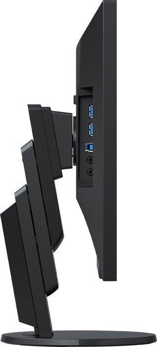 24’’ Eizo FlexScan EV2451-BK (IPS LED, 1920x1080, 250, 5ms, 60Hz) (VGA, DVI, HDMI 1.4, DP) pivot, głośniki, czarny