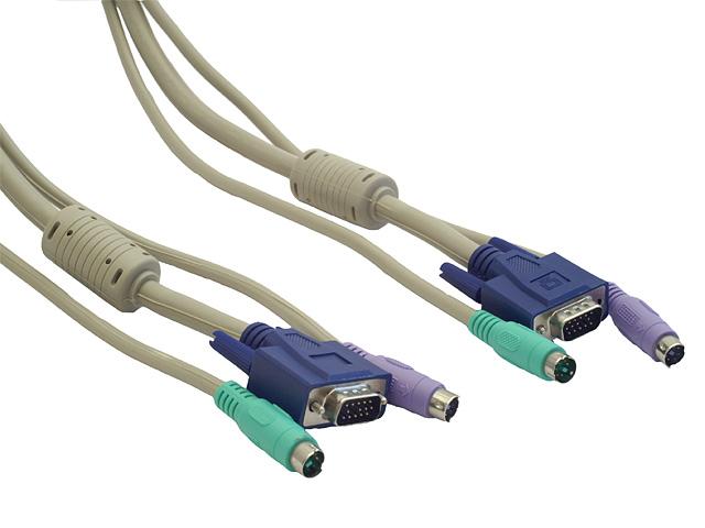 Kabel do przełącznika KVM M/M (1.8m) [CC-KVM]