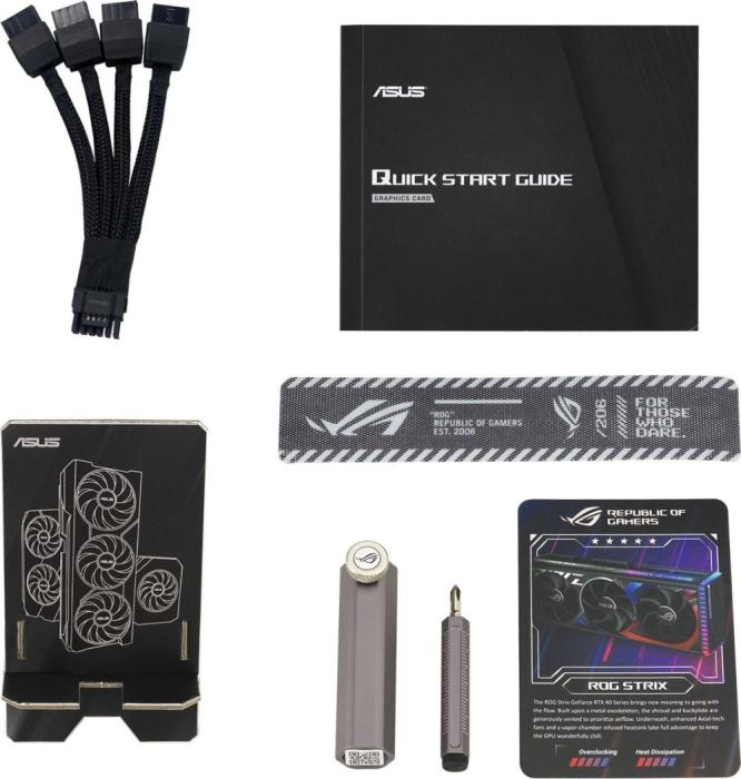 GeForce PCI-E RTX4090 Asus 24GB GDDR6X ROG Strix OC [ROG-STRIX-RTX4090-O24G-GAMING] (2xHDMI 2.1, 3xDP 1.4a) (384-bit, PCI-E 4.0)